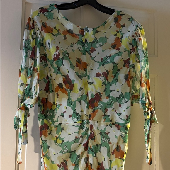 BNWT ANTHROPOLOGIE Short-Sleeve V-Neck Slip Midi Dress - Picture 6 of 11